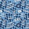 Sykel Enterprises-University of North Carolina Cotton Quilting Fabric-UNC Tar Heels Check Allover Cotton Fabric Sold by the Yard